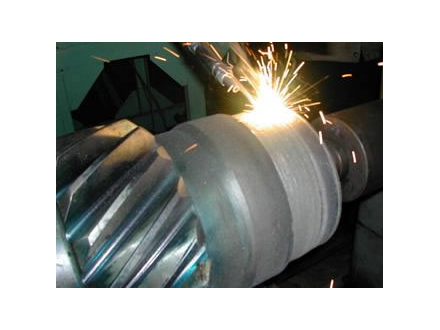 齿轮轴颈激光熔覆