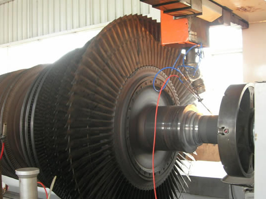 汽轮机转子轴颈激光熔覆