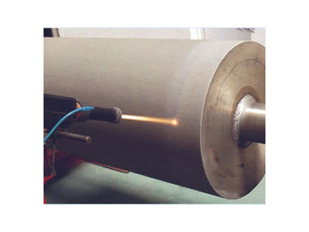造纸机复卷辊表面喷涂碳化物